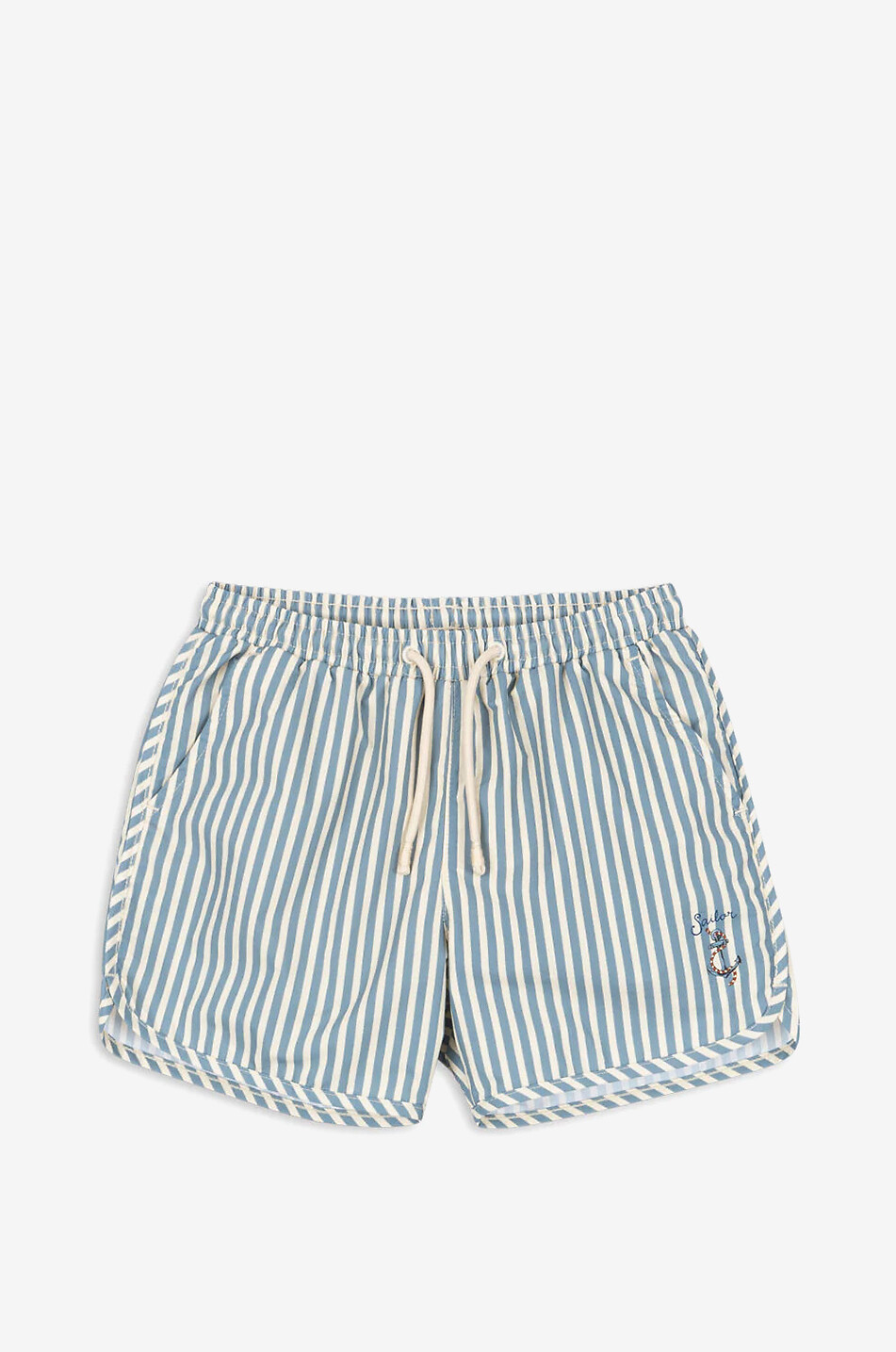 KONGES SLØJD Asnu striped boys' shorts  BLUE 1