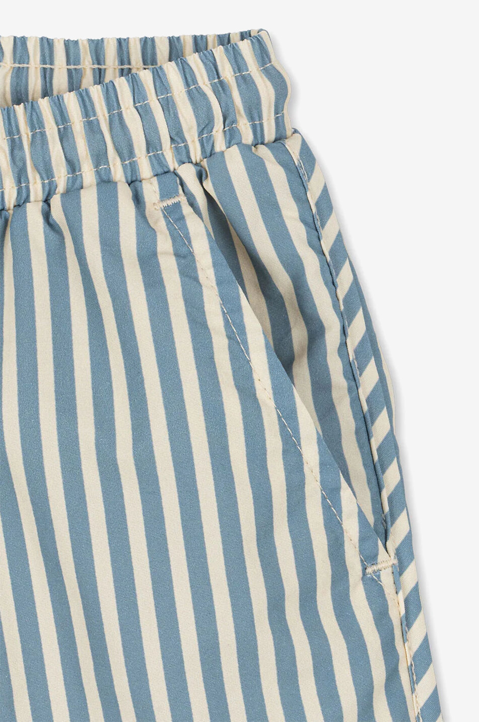 KONGES SLØJD Asnu striped boys' shorts  BLUE 4