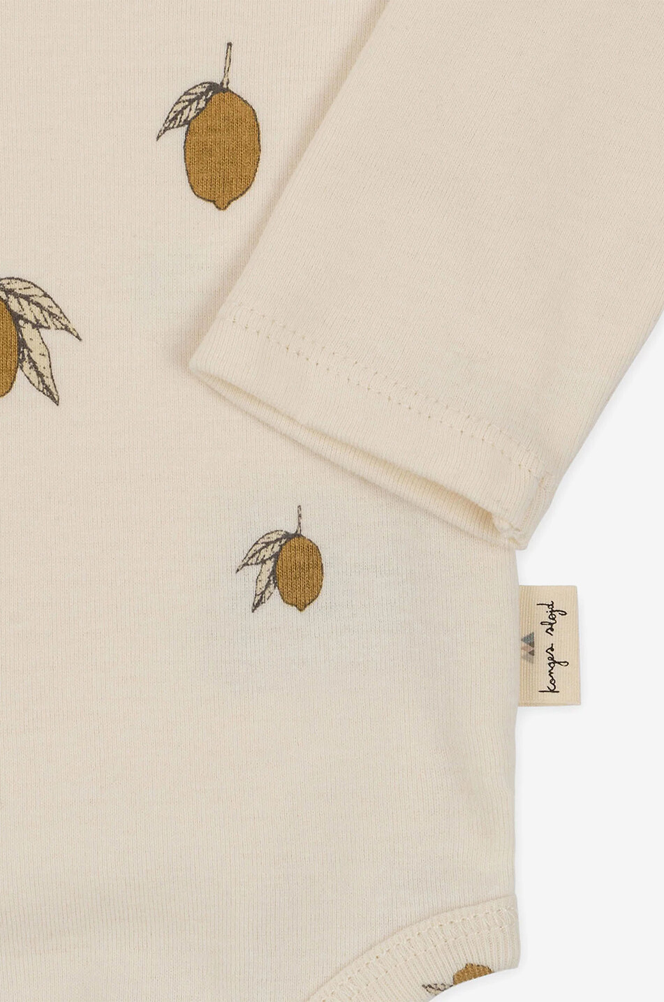 KONGES SLØJD Body bébé à manches longues imprimé fruits Bébé BEIGE 6