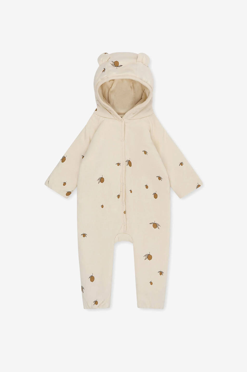 Newborn baby padded jumpsuit in jersey