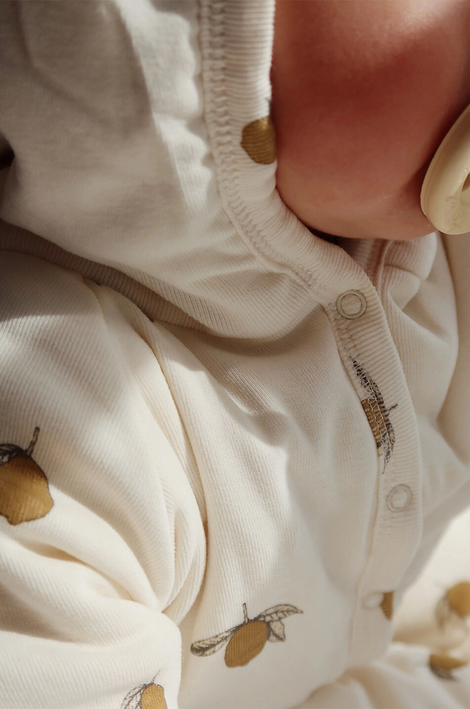 KONGES SLØJD Baby-Pilotenanzug aus Jersey Newborn Baby BEIGE 4