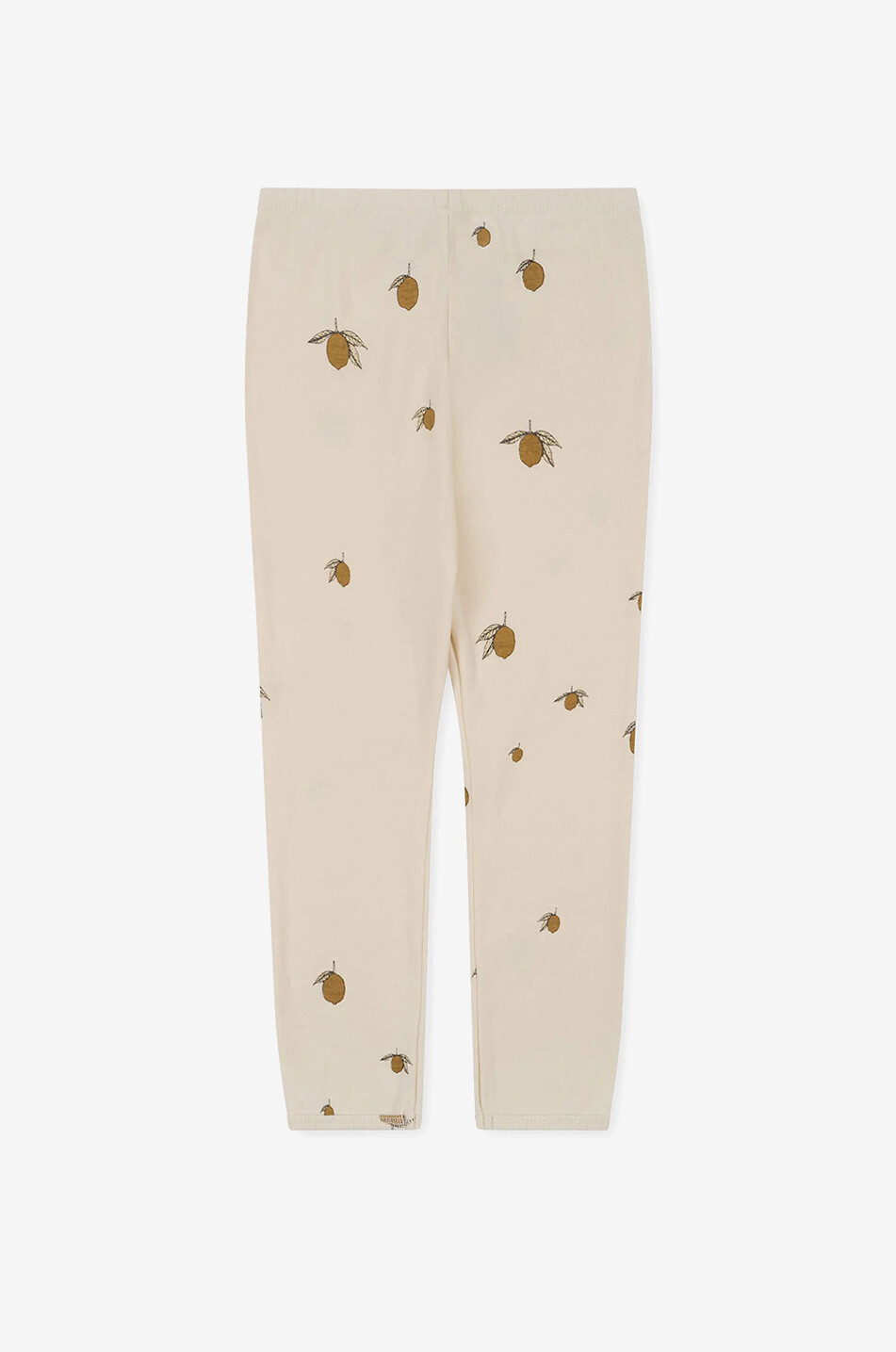 KONGES SLØJD Fruit printed baby jersey leggings Baby BEIGE 2