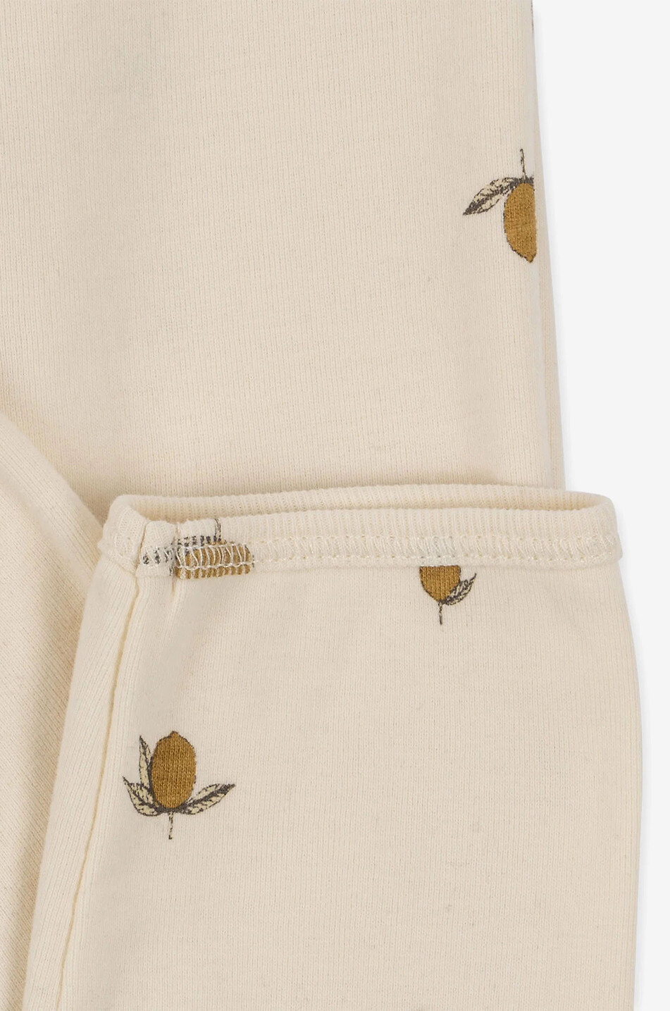 KONGES SLØJD Fruit printed baby jersey leggings Baby BEIGE 5