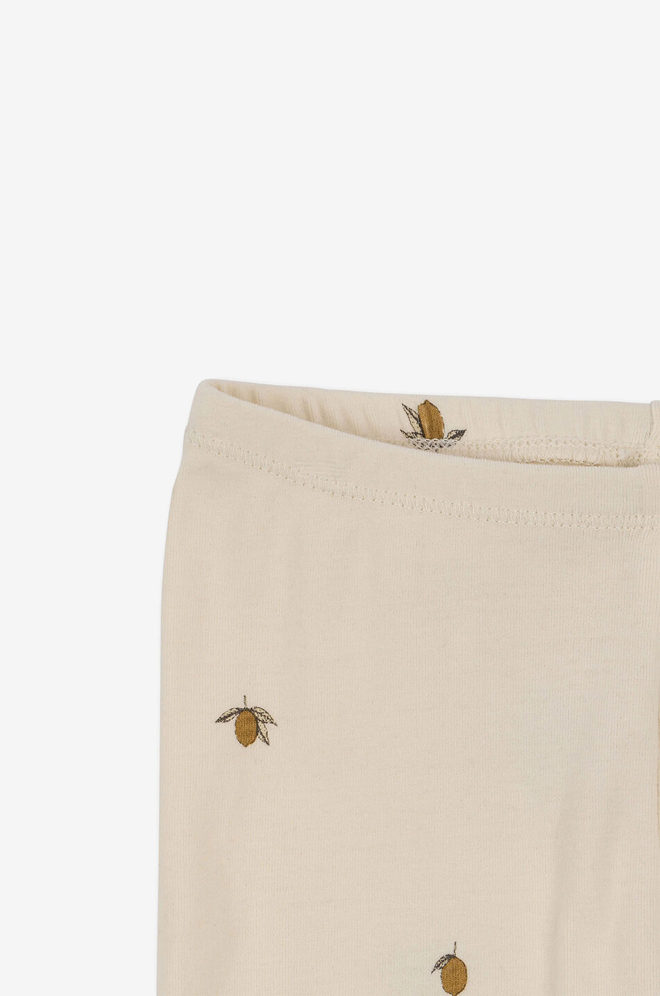 KONGES SLØJD Fruit printed baby jersey leggings Baby BEIGE 4