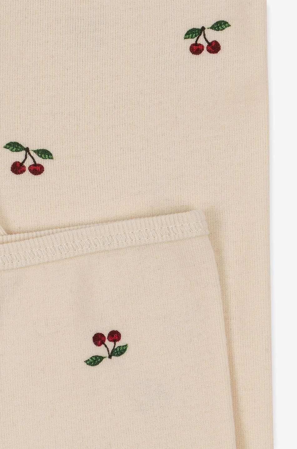 KONGES SLØJD Fruit printed baby jersey leggings Baby BEIGE 4