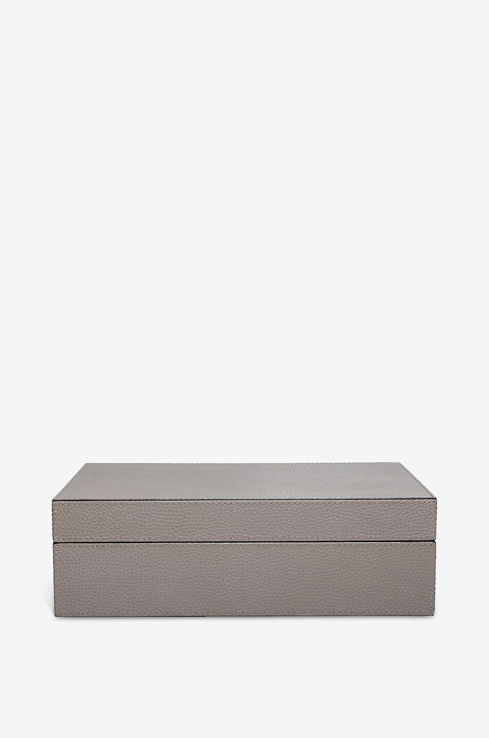 GIOBAGNARA Zigarrenkiste aus Holz und Leder Santiago Humidor Small Mud Haus BEIGE 2