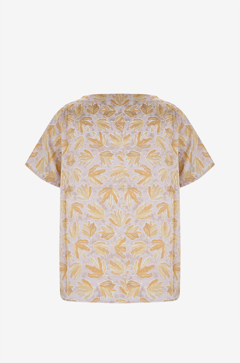 HEMISPHERE Top à manches courtes en soie Folly Femme MULTICOLORE 2