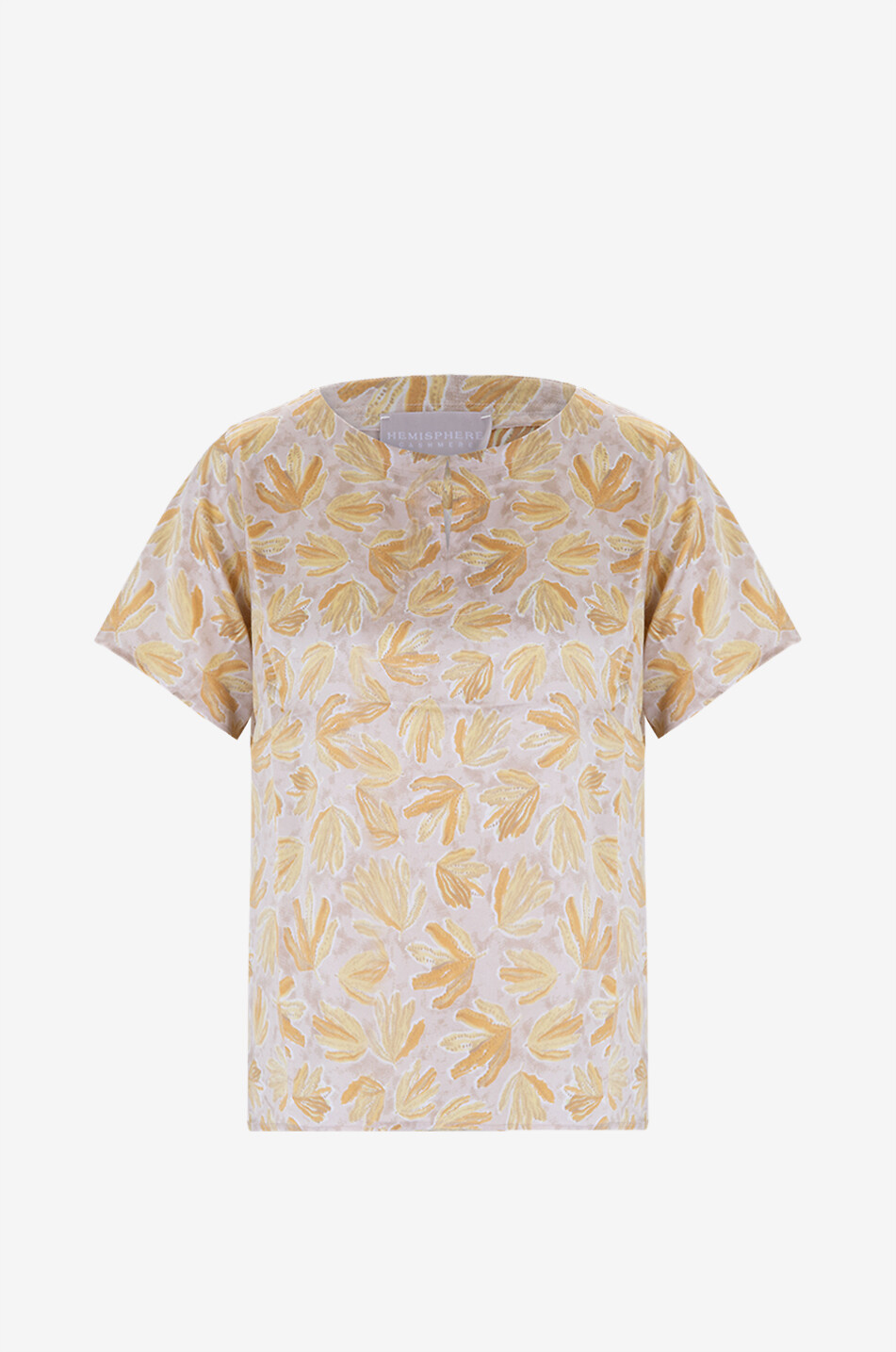 HEMISPHERE Top à manches courtes en soie Folly Femme MULTICOLORE 1