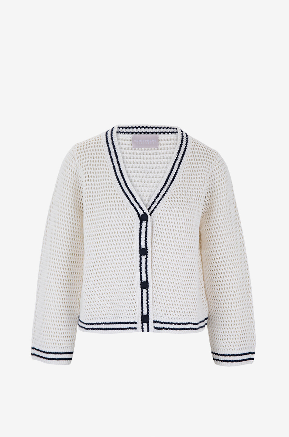 Cardigan en coton soie et cachemire