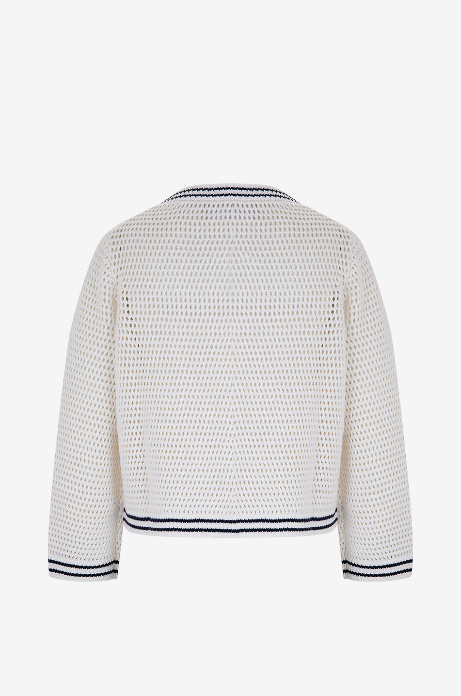 HEMISPHERE Cardigan en coton soie et cachemire Femme BLANC 2