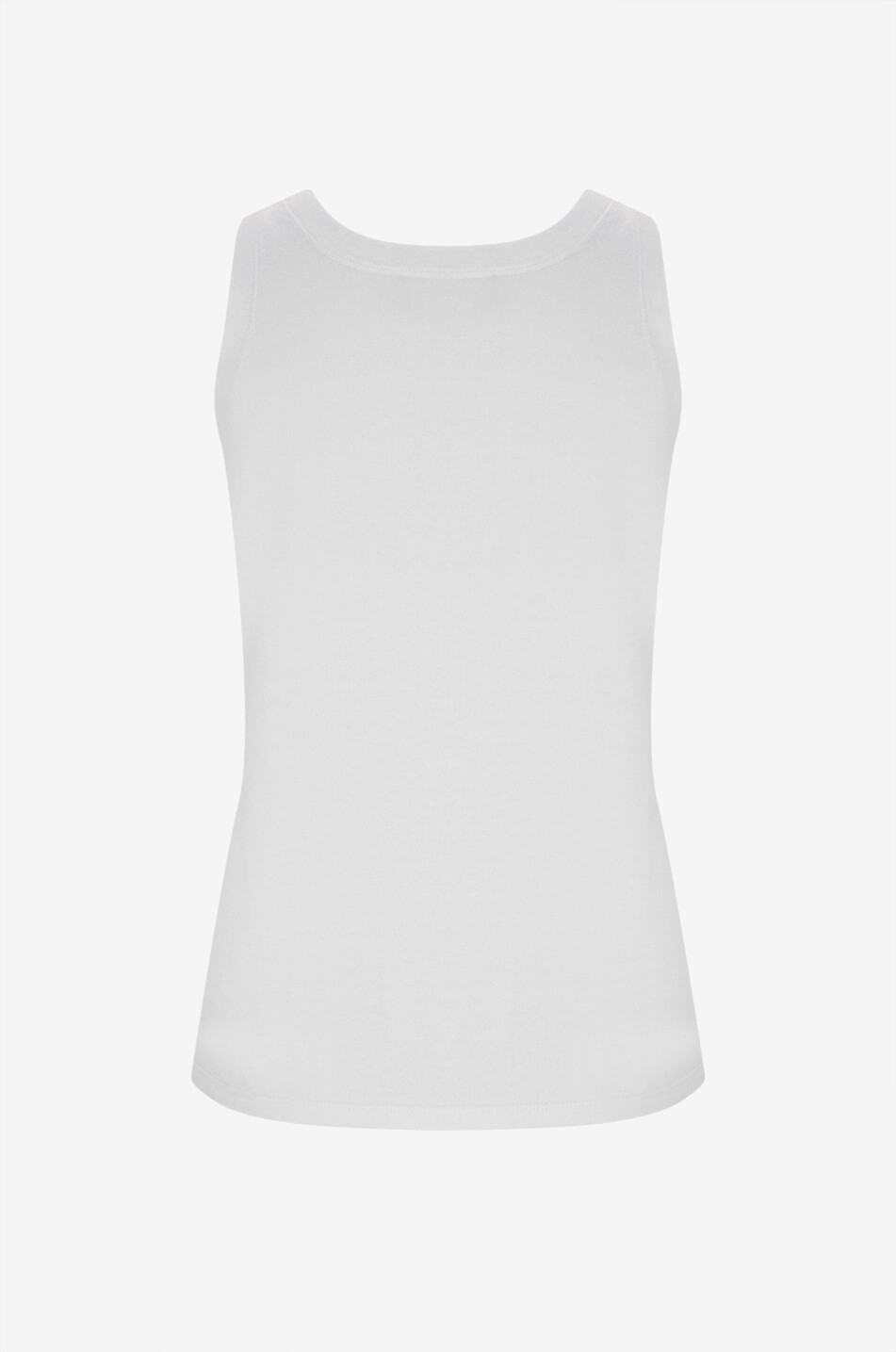 HEMISPHERE Débardeur en coton soie et cachemire Femme BLANC 2