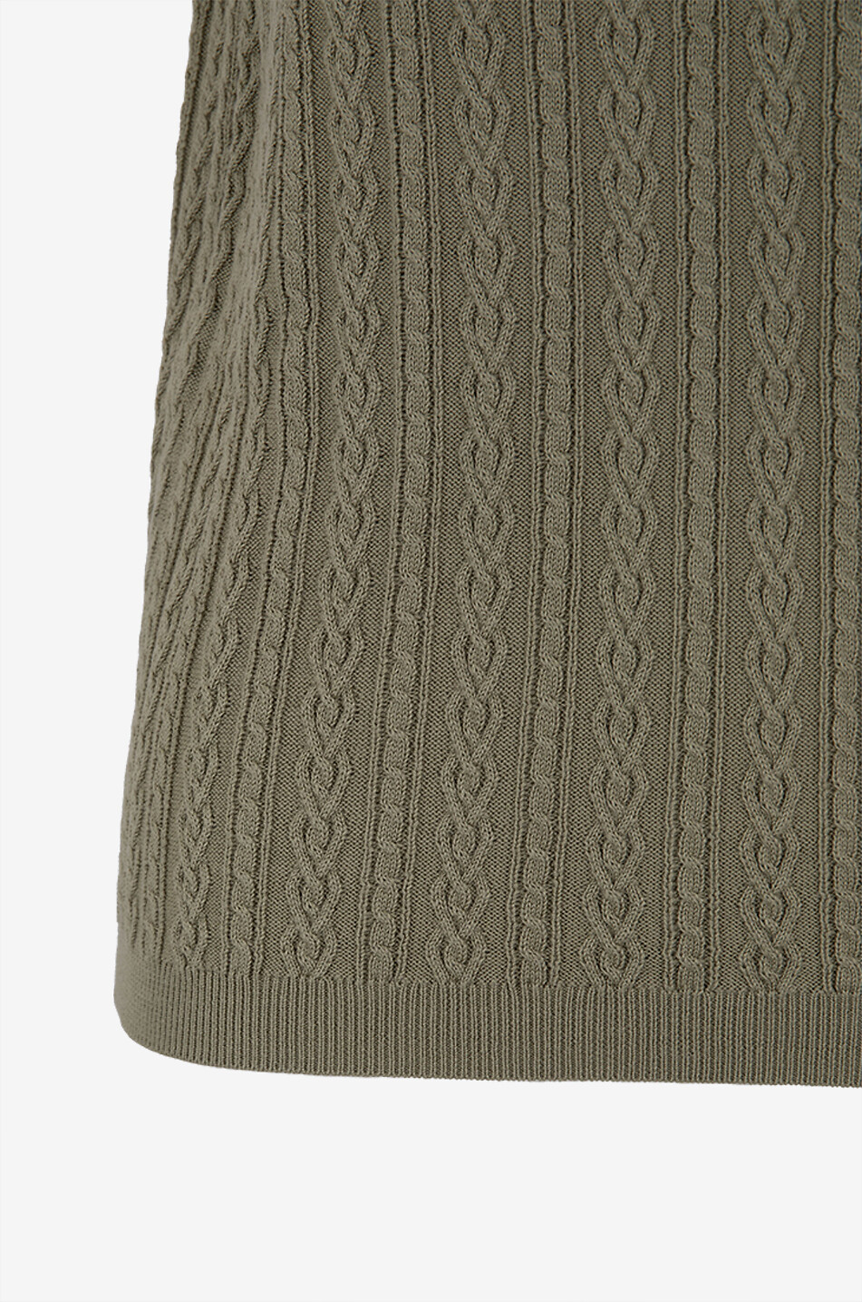 HEMISPHERE Cotton silk and cashmere sleeveless top Women KHAKI 3