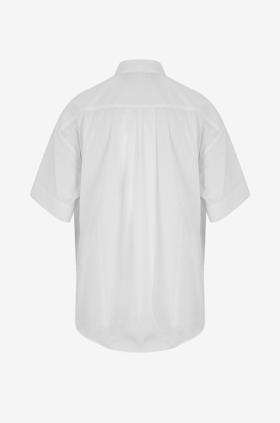 HEMISPHERE Acky cotton short-sleeved shirt Women WHITE 2