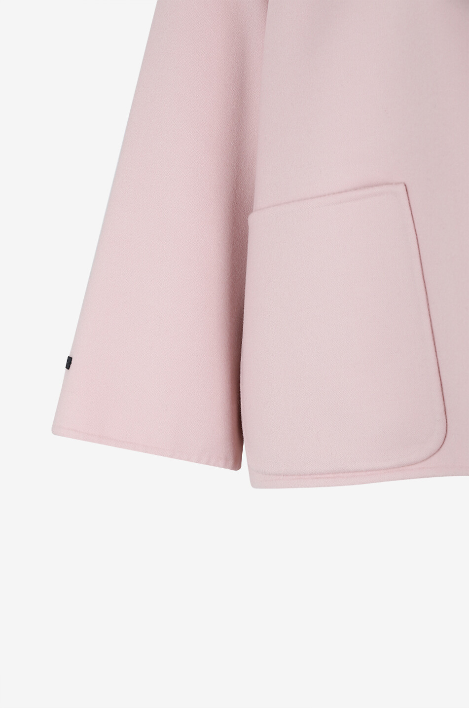 MANZONI 24 Wool loose short coat Women LIGHT PINK 3