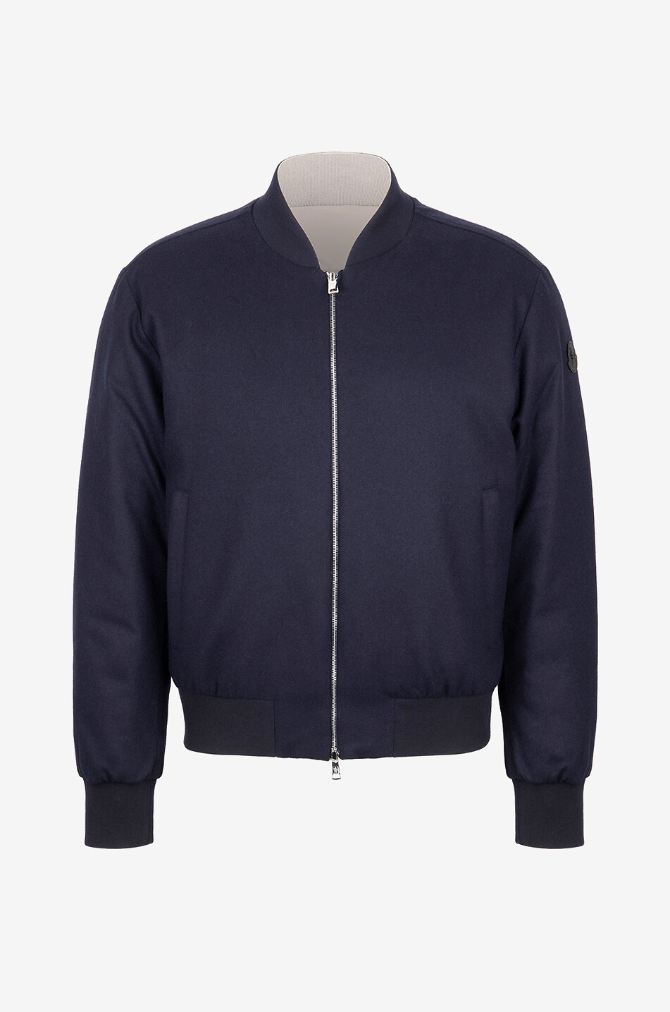 Villerest reversible cashmere and nylon bomber jacket