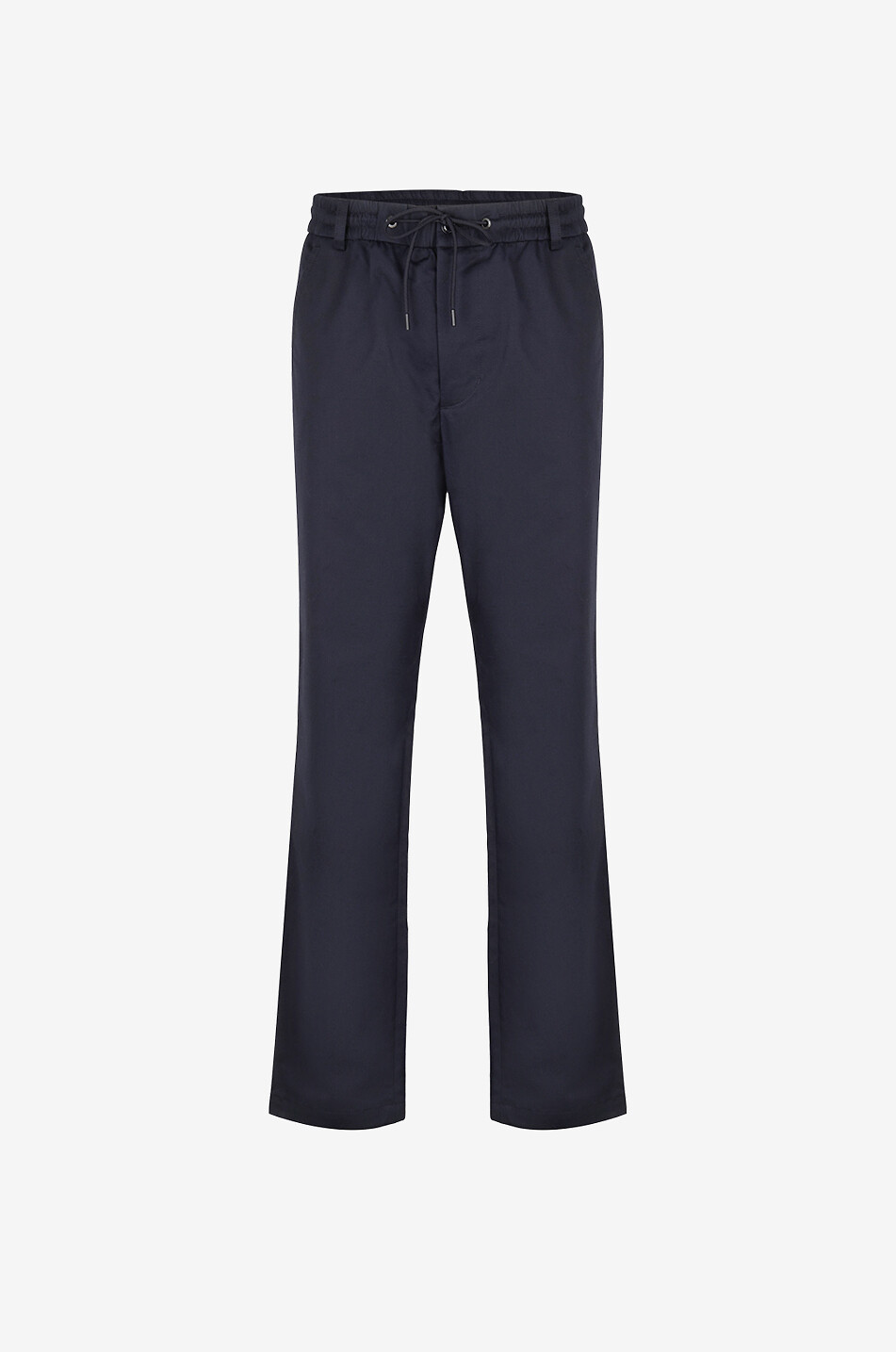 MONCLER Chino trousers with drawstring Men DARK BLUE 1