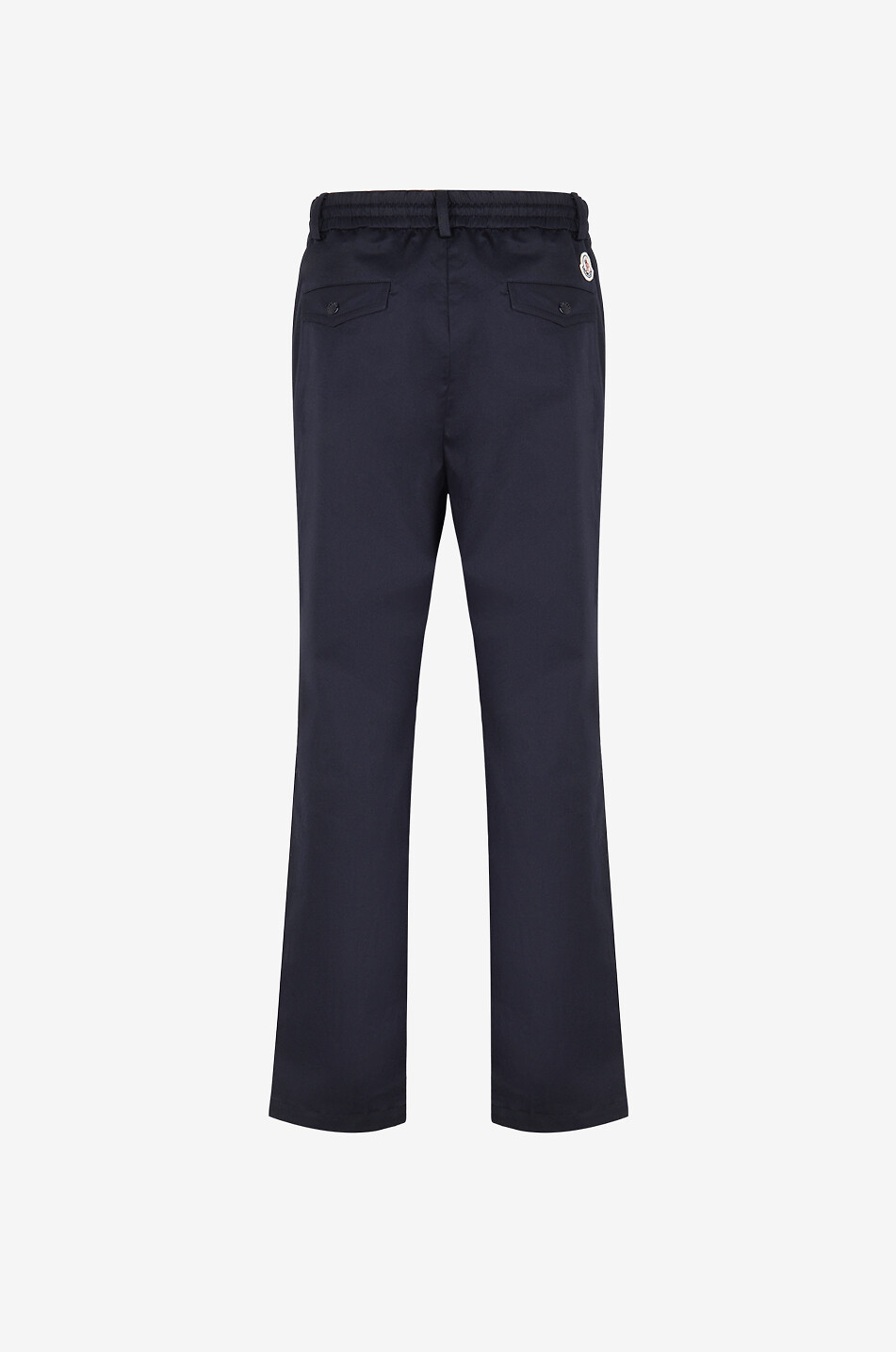 MONCLER Chino trousers with drawstring Men DARK BLUE 2