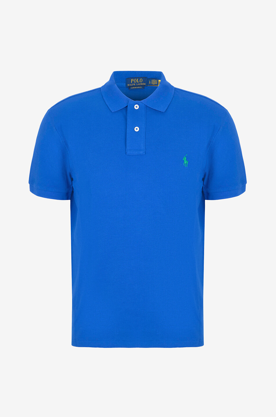 Polo en coton piqué brodé Pony Custom Slim Fit