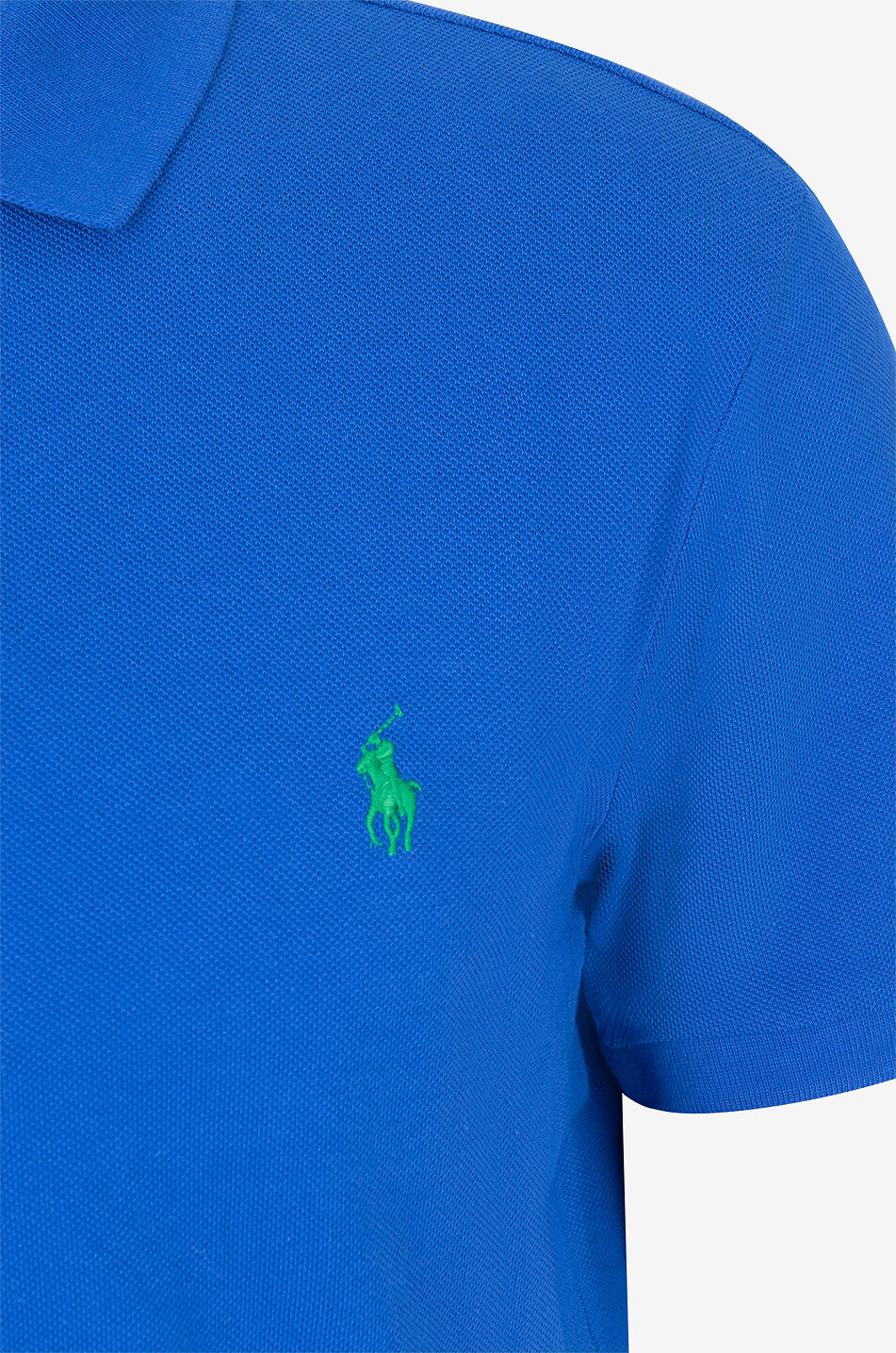 Polo en coton piqué brodé Pony Custom Slim Fit