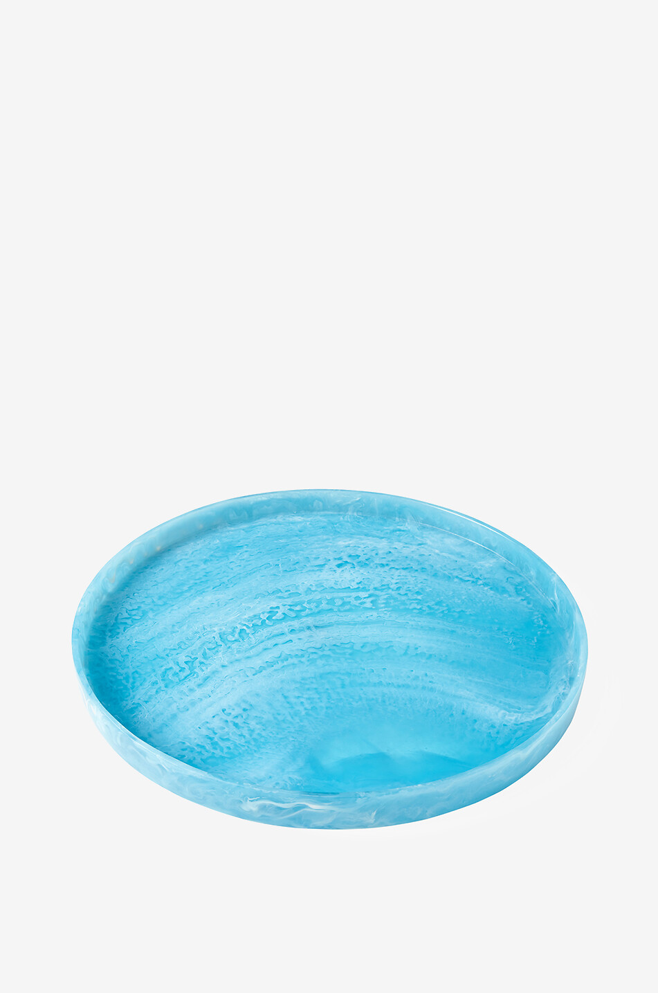 JONATHAN ADLER Plat marbré Mustique Maison BLEU 1