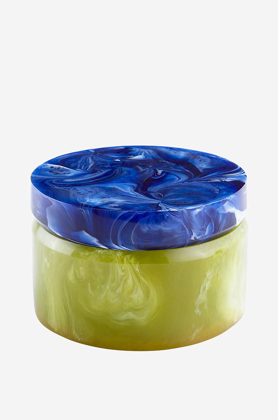 Mustique Medium round marbled box