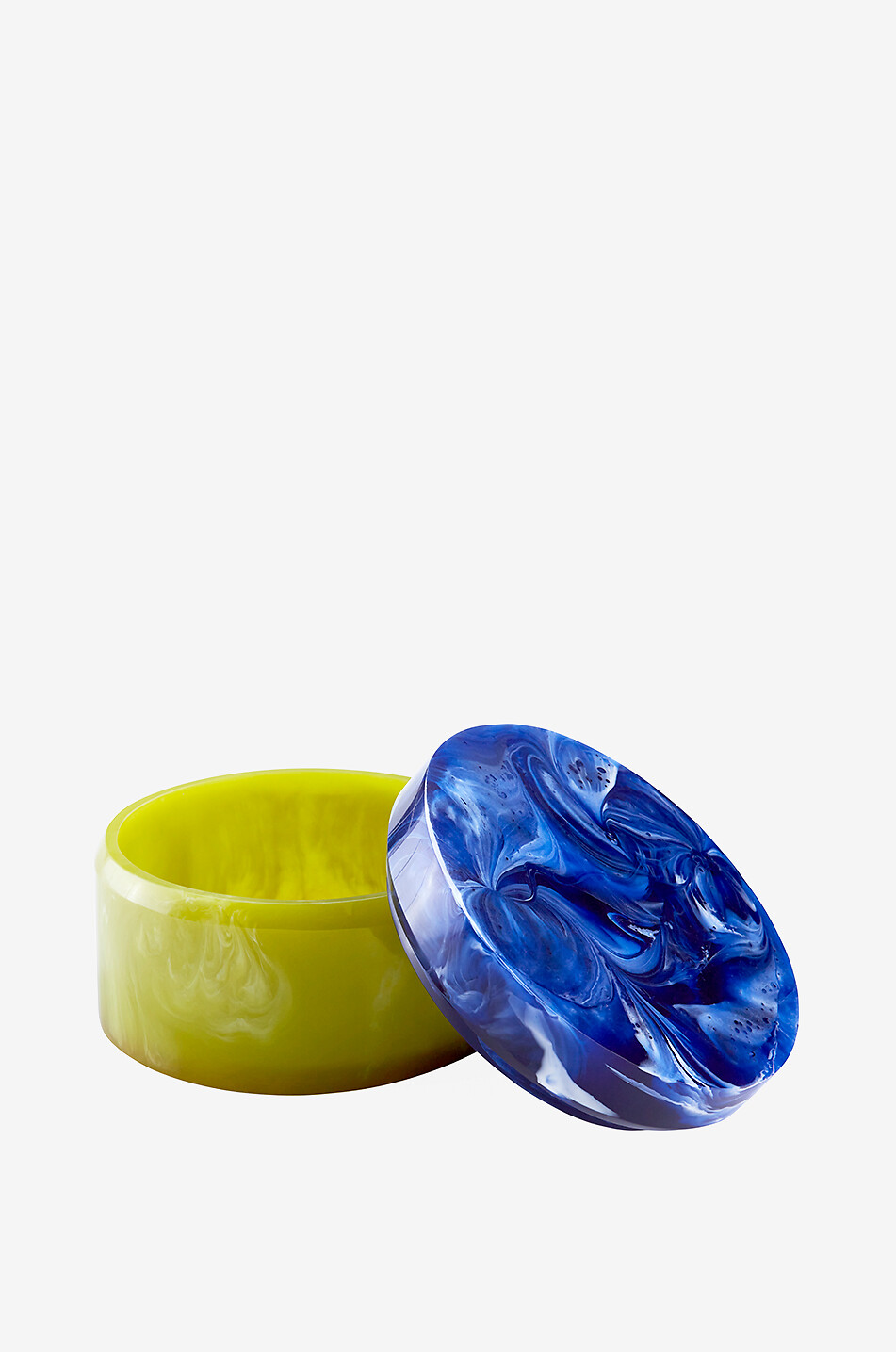 JONATHAN ADLER Mustique Medium round marbled box Home MULTI COLOURED 2
