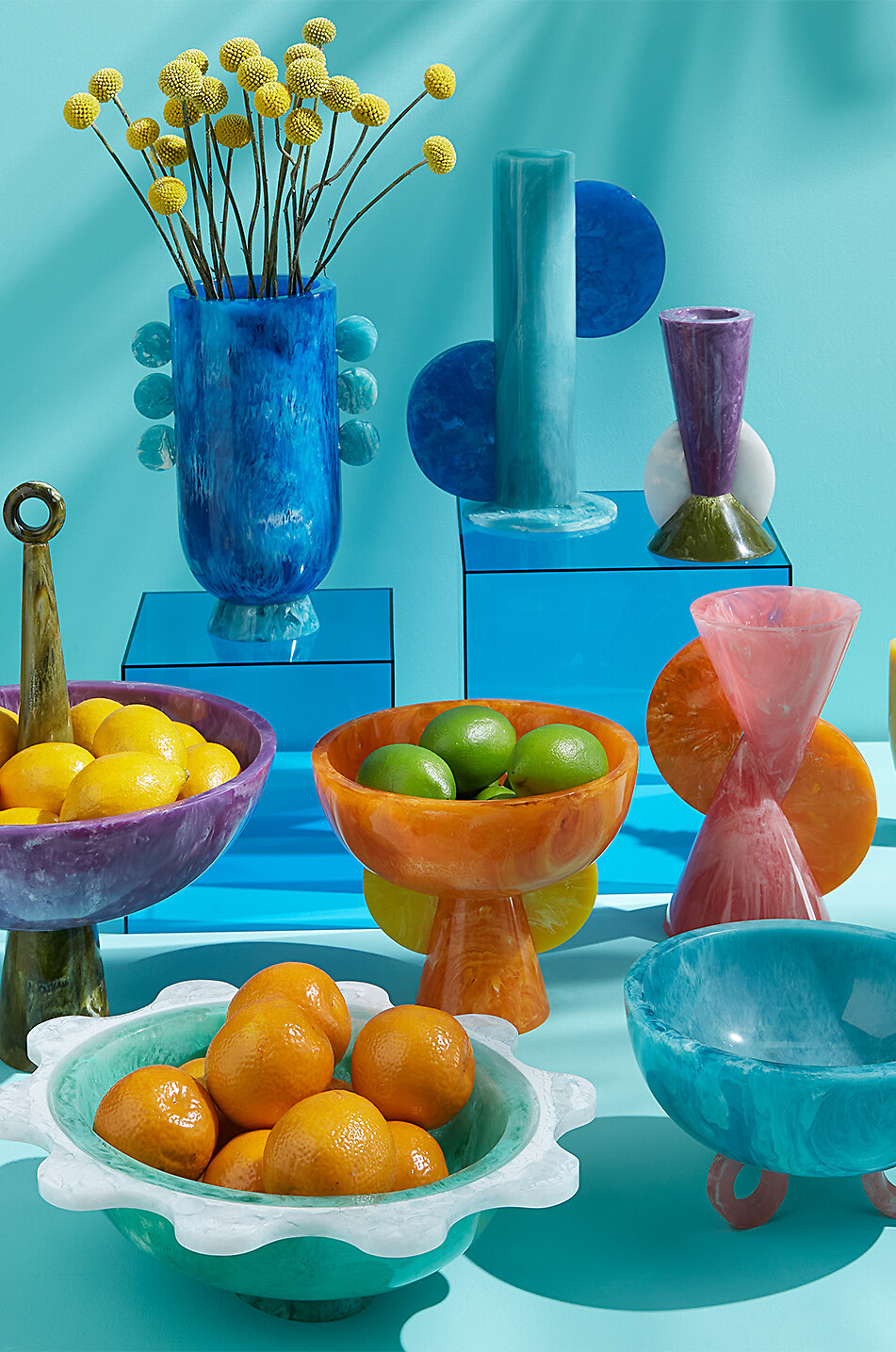 JONATHAN ADLER Bol marbré bicolore Mustique Ripple Maison MULTICOLORE 3