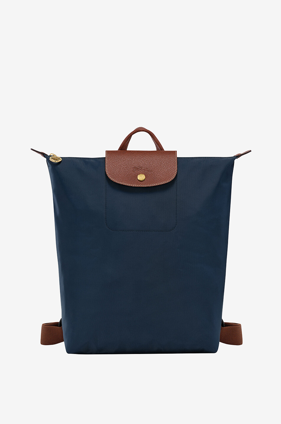 Sac à dos en toile et cuir Le Pliage Original M