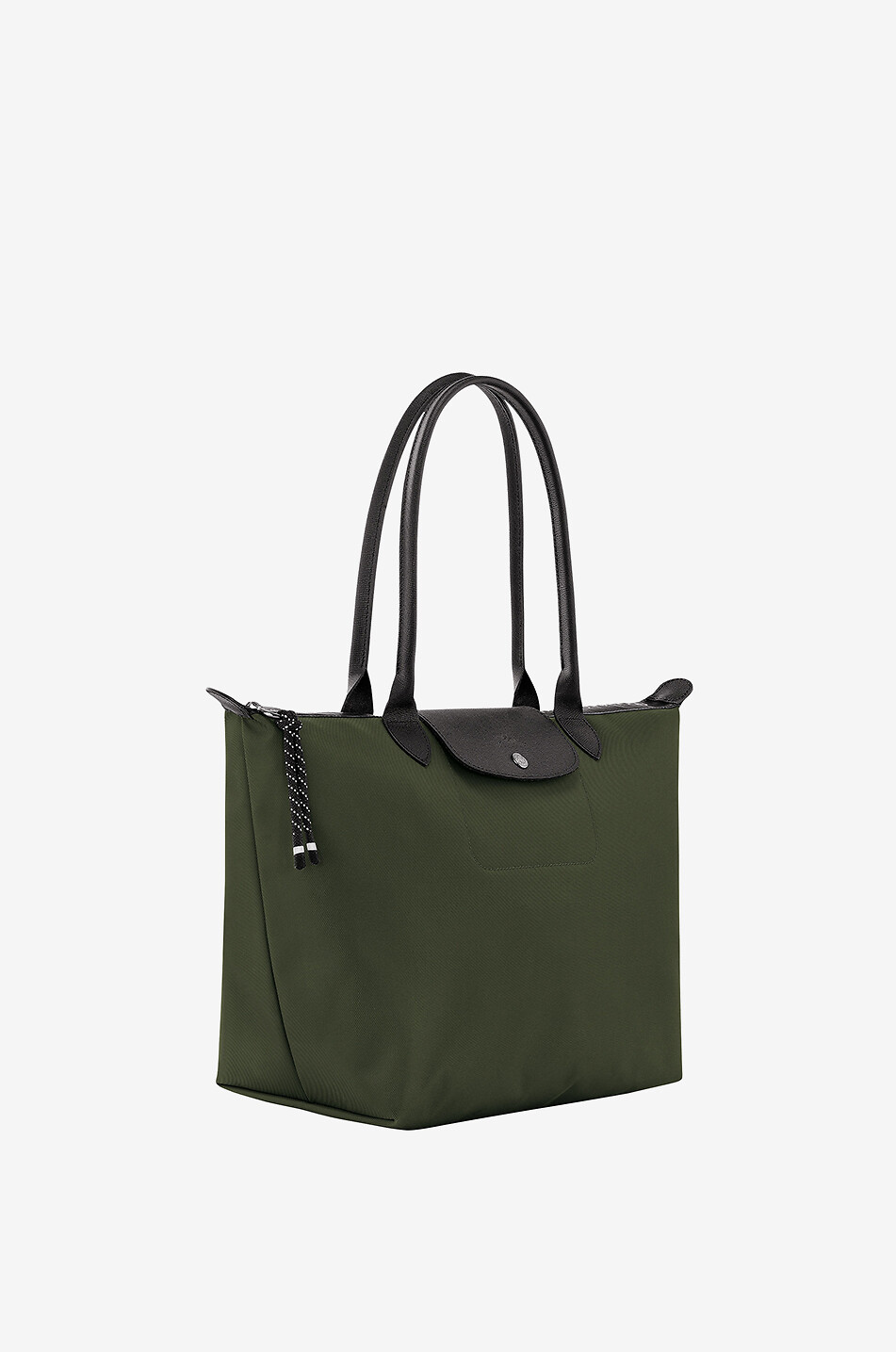 LONGCHAMP Shopper aus recyceltem Canvas und Leder Le Pliage Energy L Damen KHAKI 2