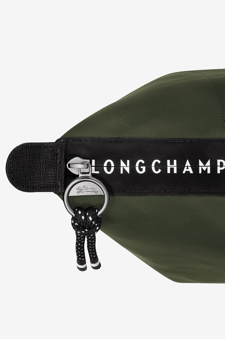 LONGCHAMP Shopper aus recyceltem Canvas und Leder Le Pliage Energy L Damen KHAKI 5