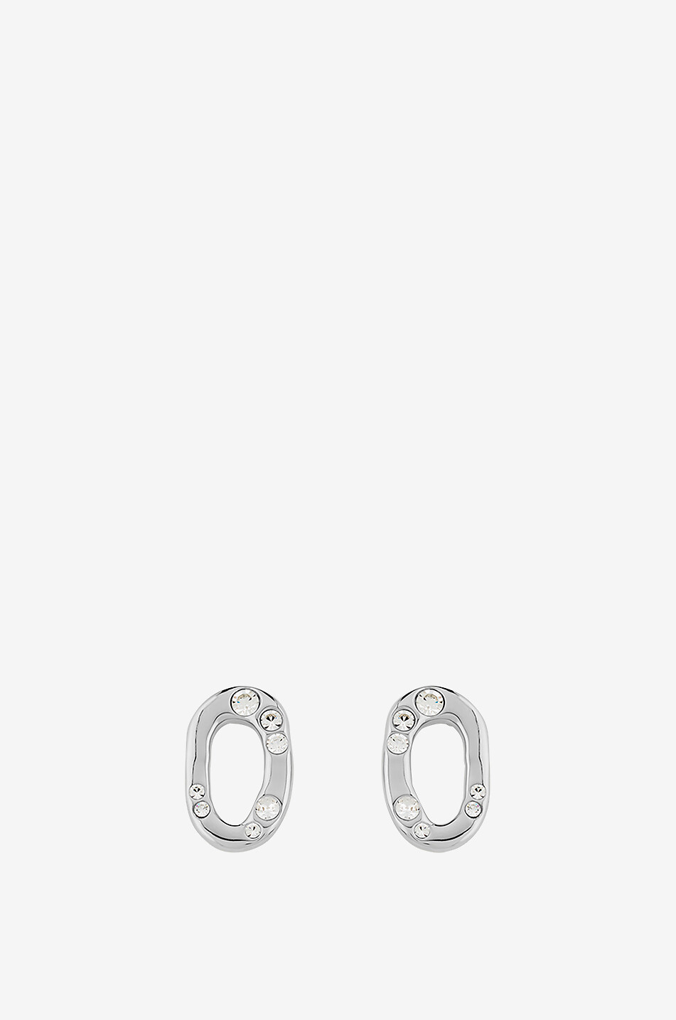 APOA Clous d'oreilles ornés de cristaux Zeynah Femme ARGENT 1