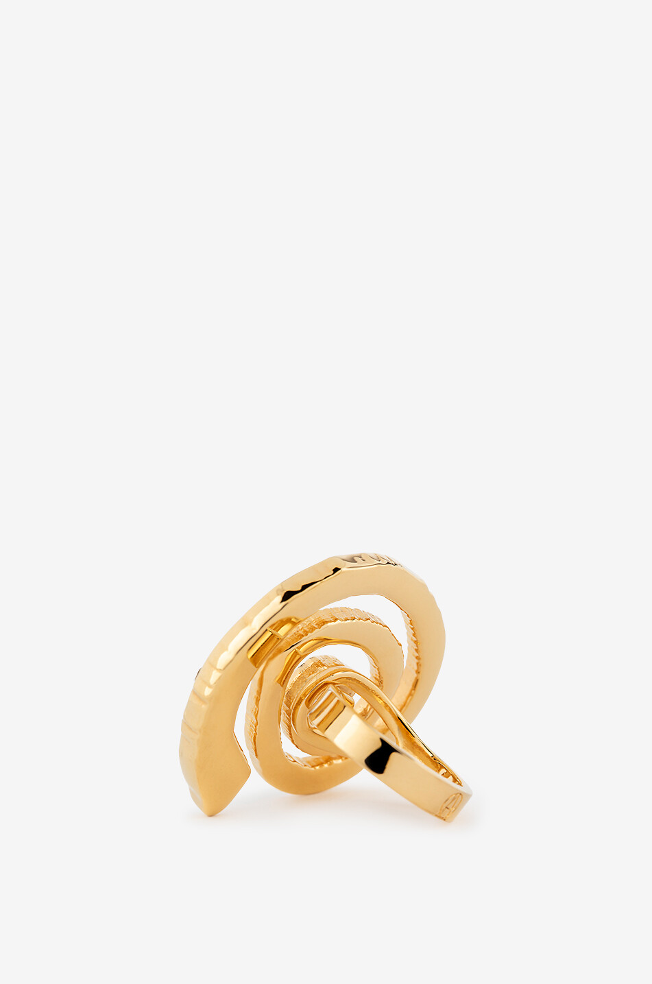Bague dorée ornée de cristaux Hayla