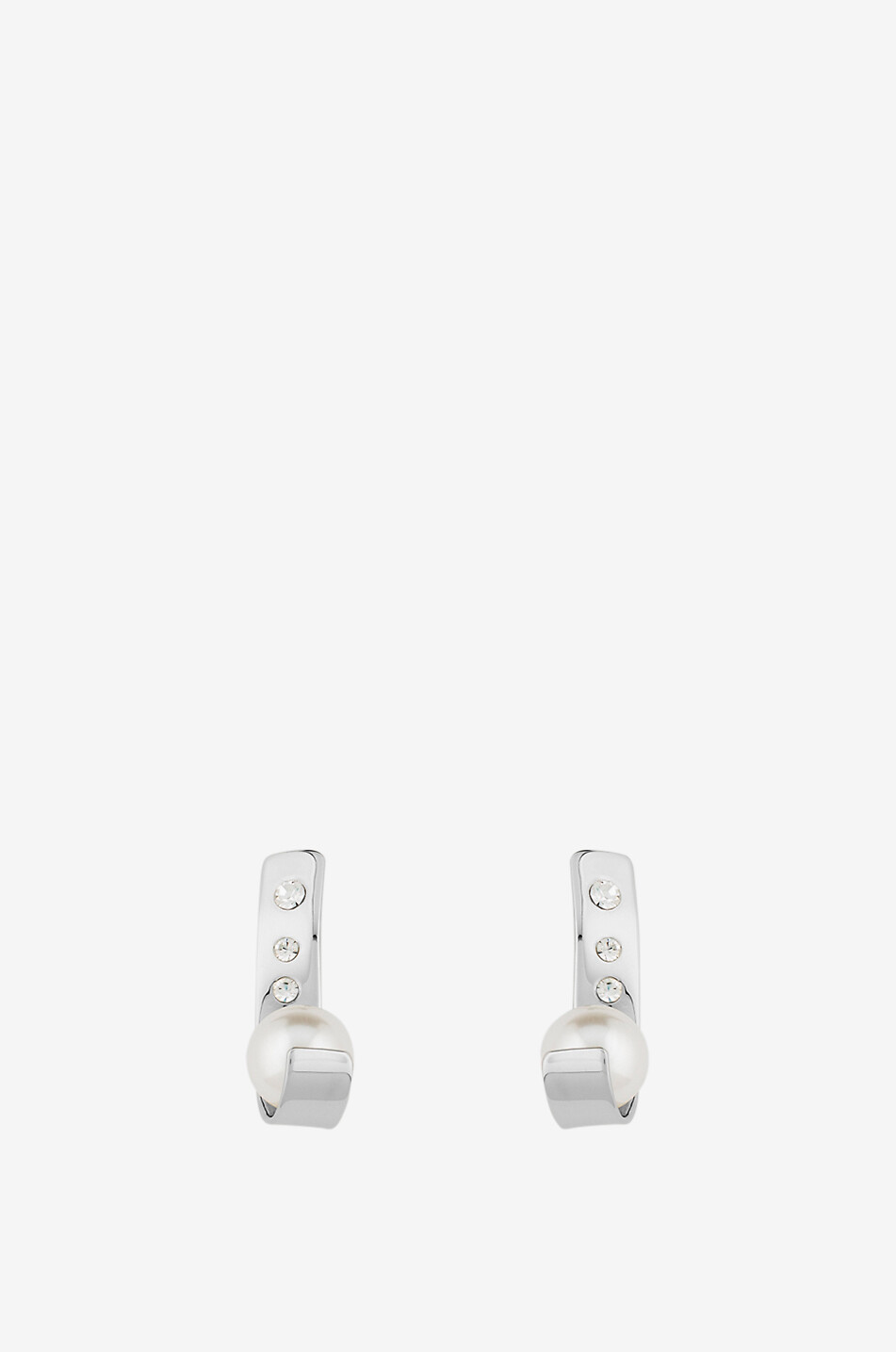 Silberfarbene Ohrringe Leen