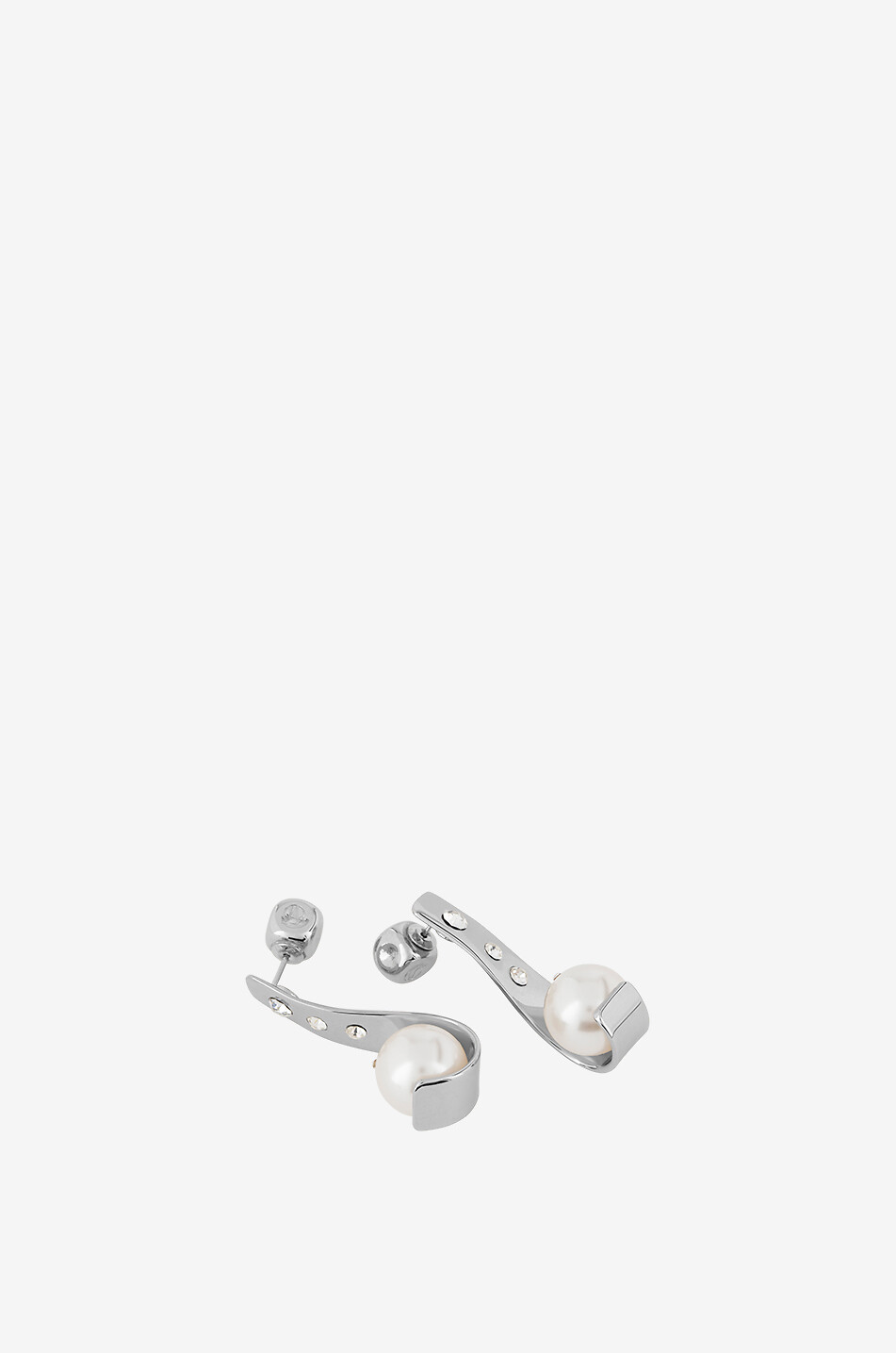 APOA Silberfarbene Ohrringe Leen Damen SILBER 2