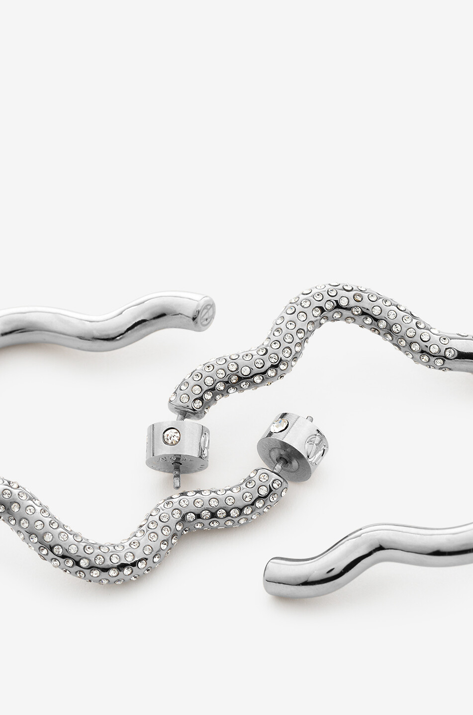 Boucles d'oreilles argentées Abeer