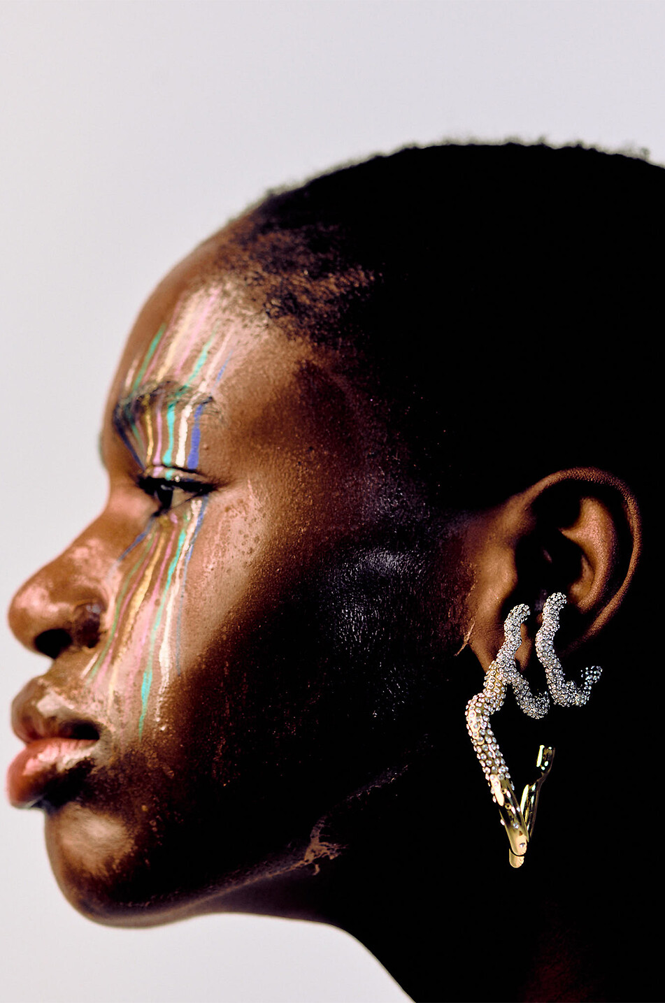 Boucles d'oreilles argentées Abeer