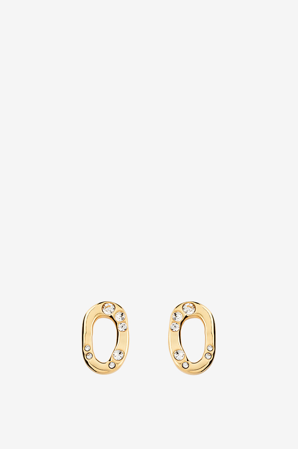 APOA Clous d'oreilles dorés à cristaux Zeynah Femme DORE 1