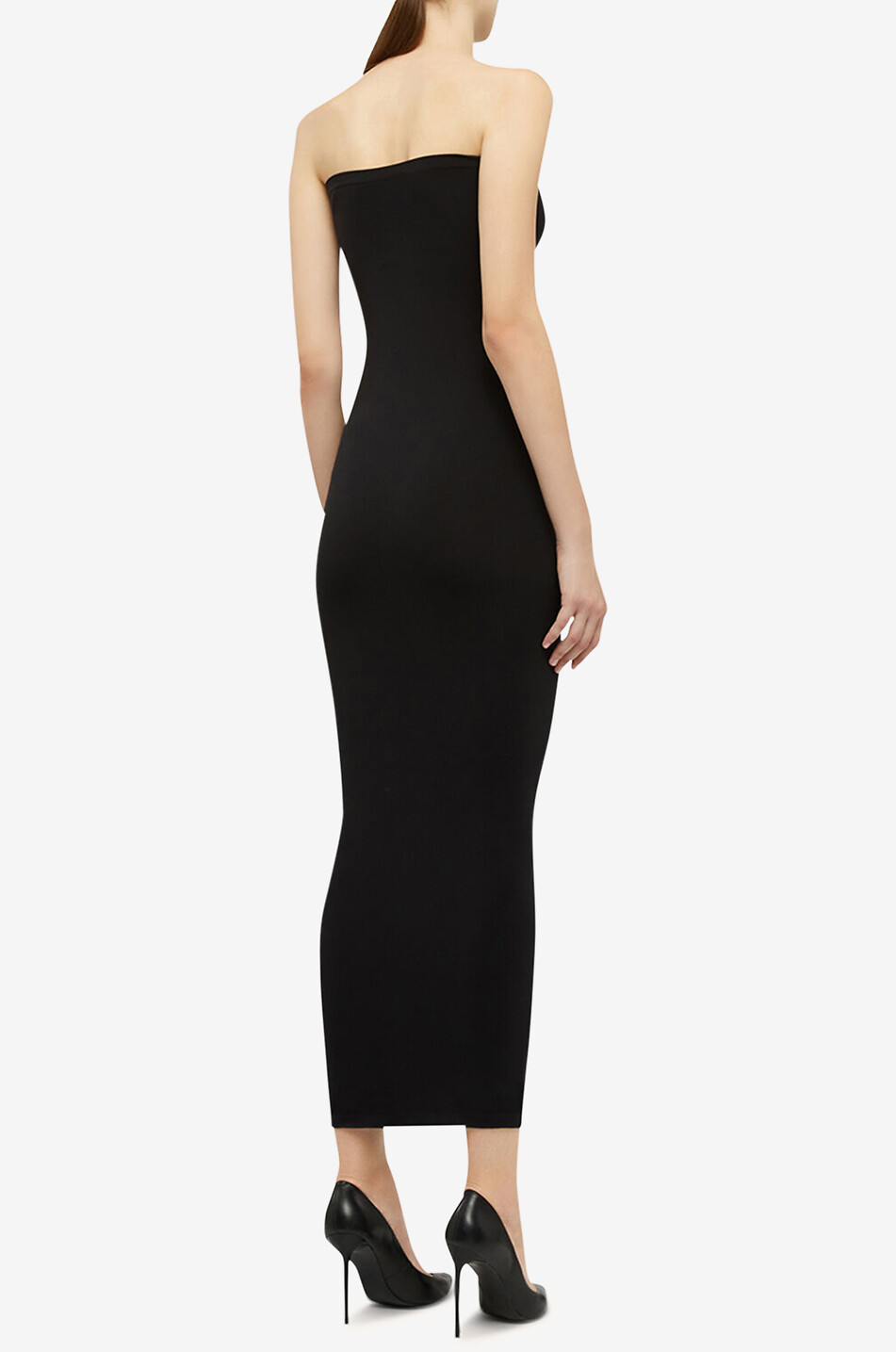WOLFORD Fatal sleeveless tube midi dress Women BLACK 4