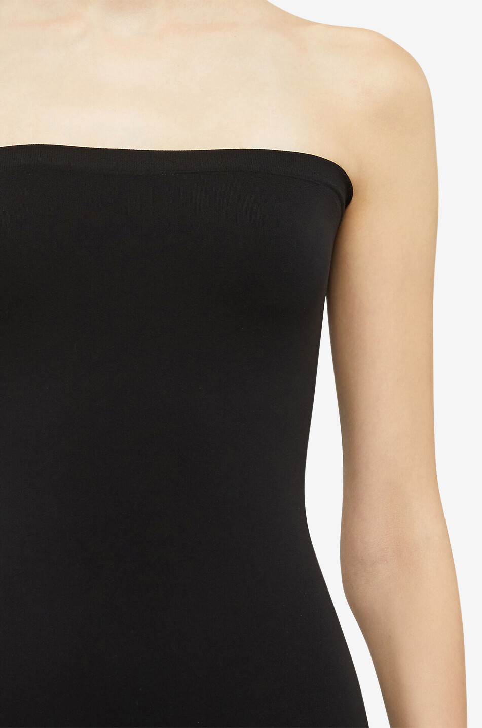 WOLFORD Fatal sleeveless tube midi dress Women BLACK 5