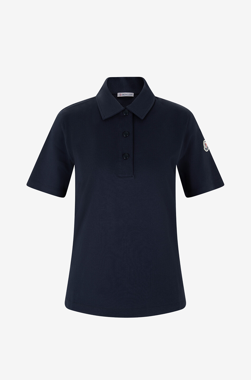 トップス MONCLER navy polo shirt Moncler Total navy blue polo shirt - Men|D1091830515084556773