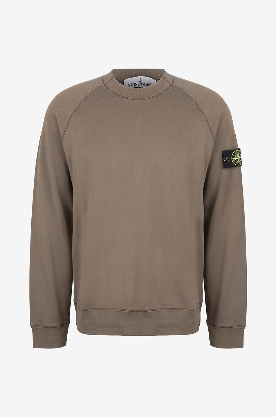STONE ISLAND Pullover mit Rundhalsausschnitt aus Baumwolle 6100023 Herren KHAKI 1