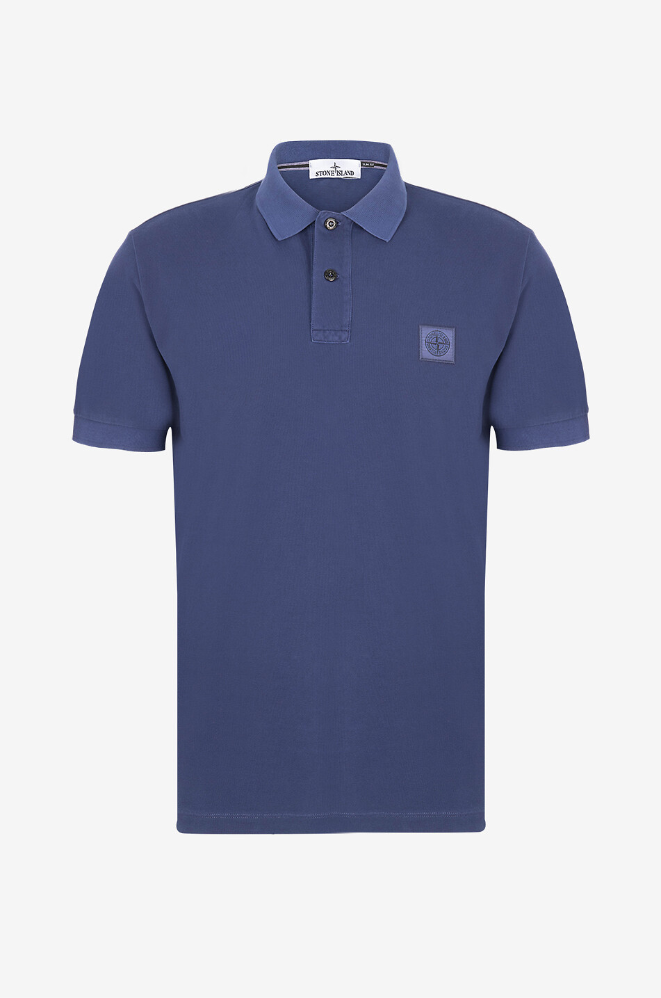 STONE ISLAND Kurzärmeliges Polohemd aus Baumwolle 22002SC Herren DUNKELBLAU 1
