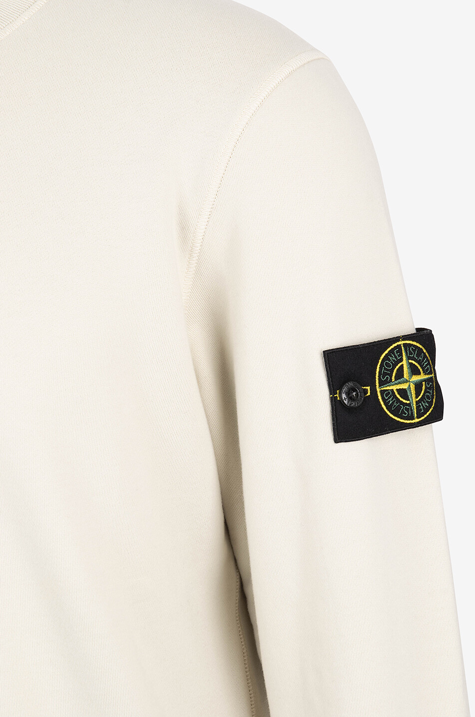 STONE ISLAND Sweat-shirt à col rond en coton 6100044 Homme BEIGE 3