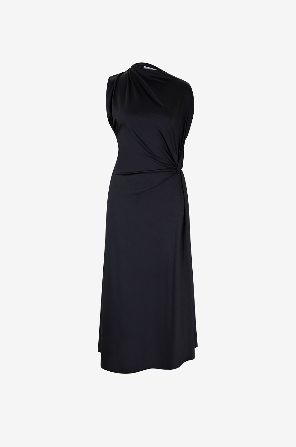 VICTORIA BECKHAM Drapiertes ärmelloses tailliertes Kleid aus Jersey Damen SCHWARZ 1
