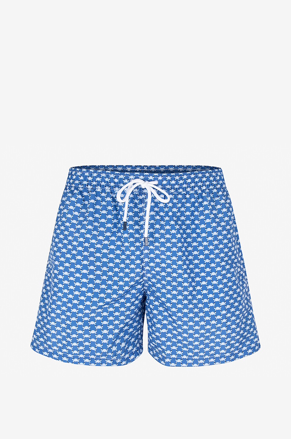 FEDELI Madeira crab print swim shorts Men MEDIUM BLUE 1