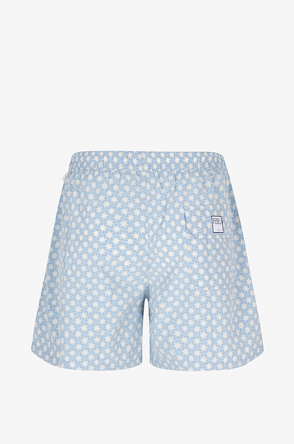 FEDELI Badeshorts mit Schneeflockenmotiv Madeira Herren DUNKELBLAU 2