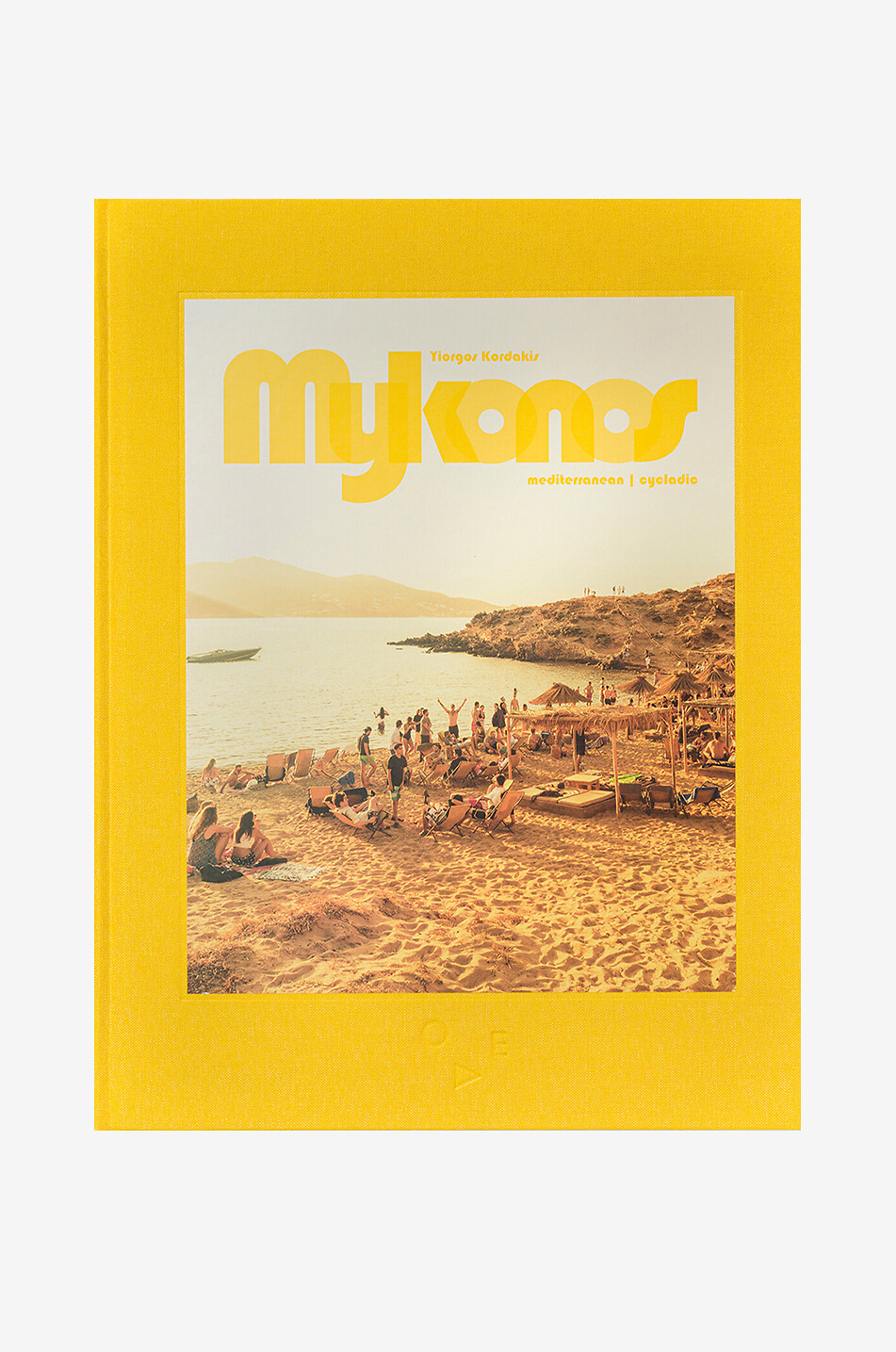 Mykonos mediterranean cycladic coffee table book