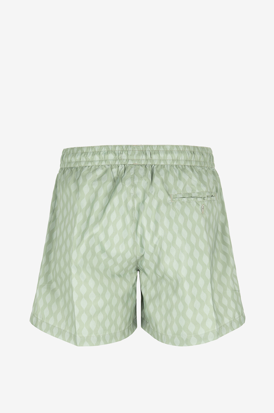 THE RESORT CO Short de bain imprimé zigzags Classic Homme VERT 2