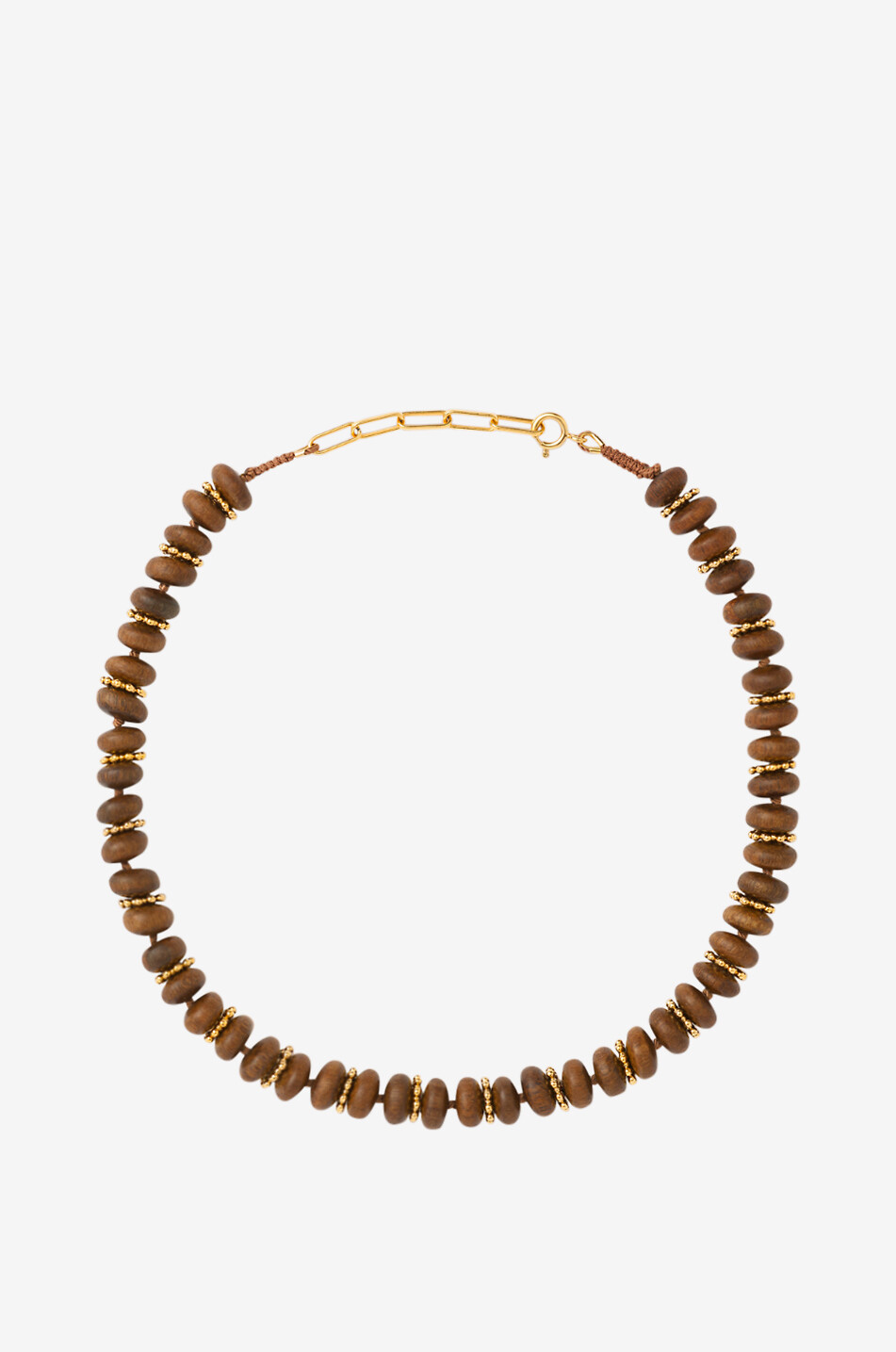 Collier en perles de bois Zuri