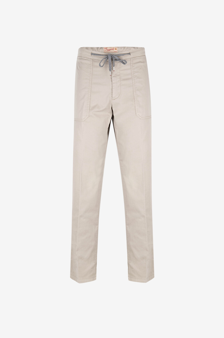 Pantalon décontracté en coton et soie Baia